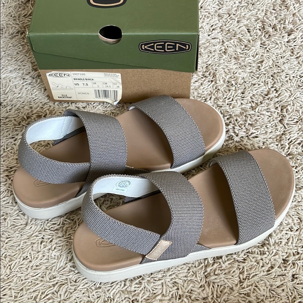 KEEN Elle Backstrap Sandals - Brindle - Picture 4 of 9